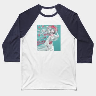 girl and wind Baseball T-Shirt